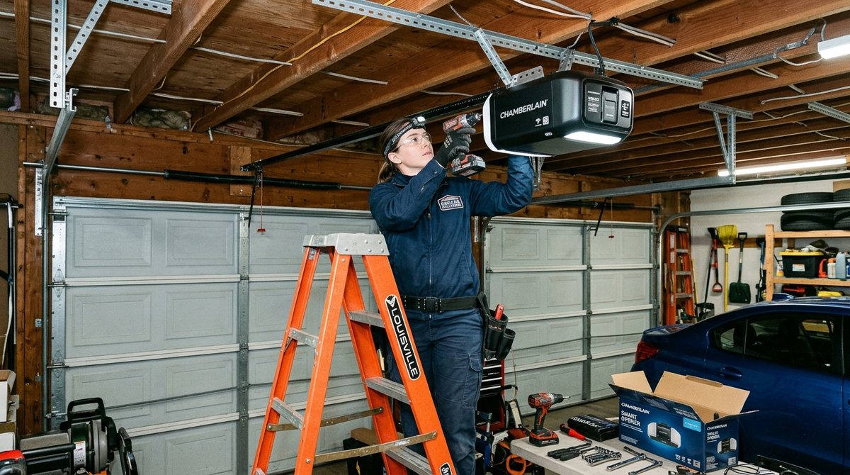 Antonio Garage Door Expert Dispatch in La Grange (Western Springs Area): Heavy-Duty EPDM Perimeter & Bottom Seal Weatherproofing - La Grange, IL